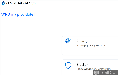 Protect privacy by disabling Windows services, control firewall rules, uninstall unwanted Windows 10 apps - Screenshot of Windows Privacy Dashboard