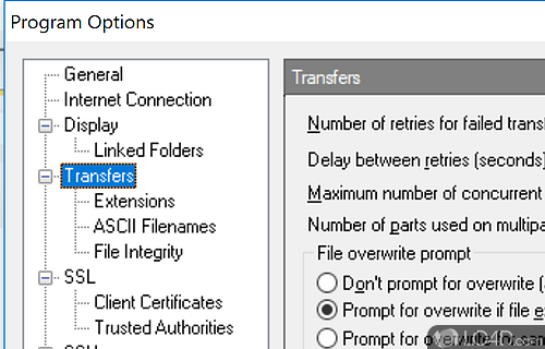 Intuitive functions to rename or delete files and folders - Screenshot of WS_FTP Pro