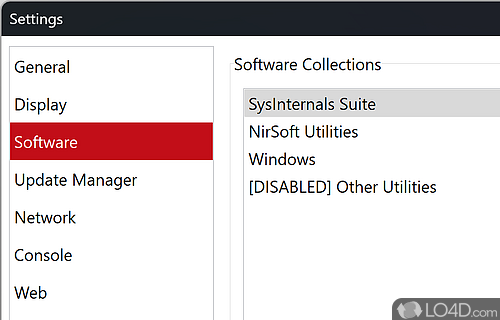 Utility management - Screenshot of WSCC