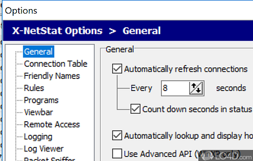 X-NetStat Professional screenshot