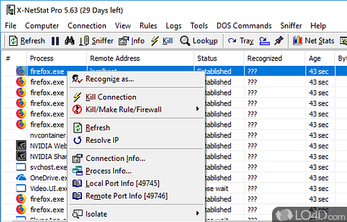 X-NetStat Professional screenshot