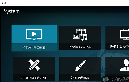 XBMC Media Center Screenshot