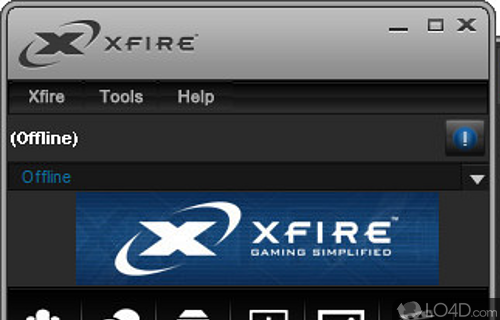 Screenshot of Xfire Client - User interface