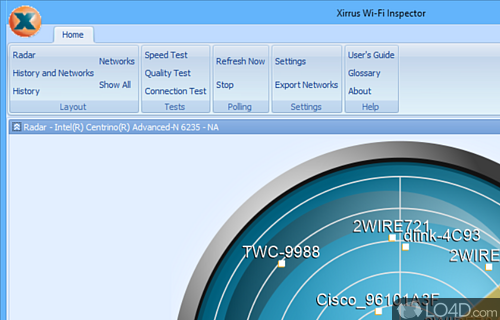 Free Software for Smart Surfers - Screenshot of Xirrus Wi-Fi Inspector