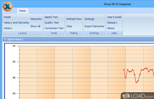 Making the Right Connection - Screenshot of Xirrus Wi-Fi Inspector