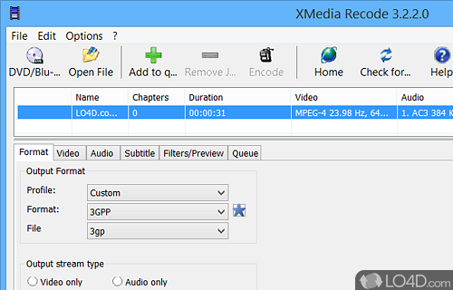 XMedia Recode 3.5.8.1 for windows download free