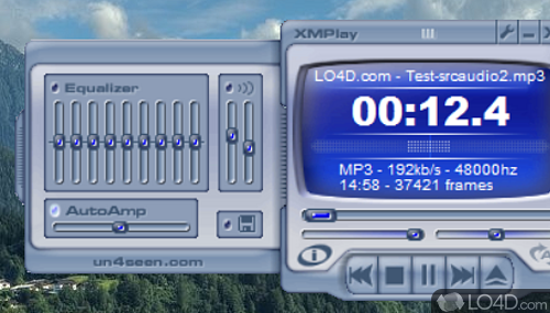 Music player that contains all the necessary tools required to offer you an adequate audio playback - Screenshot of XMPlay
