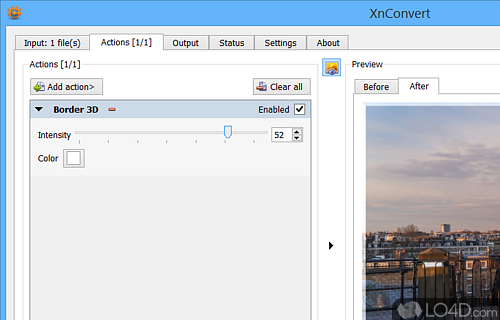 Tool for processing images - Screenshot of XnConvert