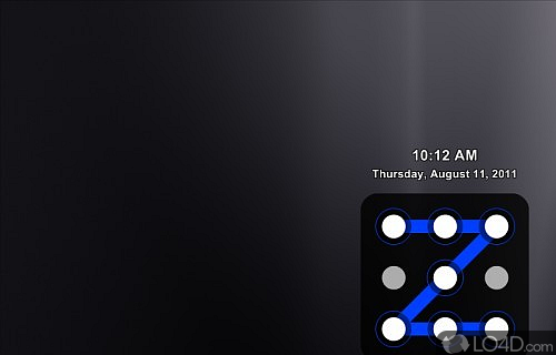 Screenshot of XUS PC Lock - Quick to enable method of locking computer with a lock pattern, thus preventing unsanctioned usage of PC