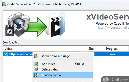 xVideoServiceThief screenshot