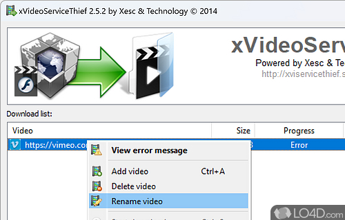 xVideoServiceThief Screenshot