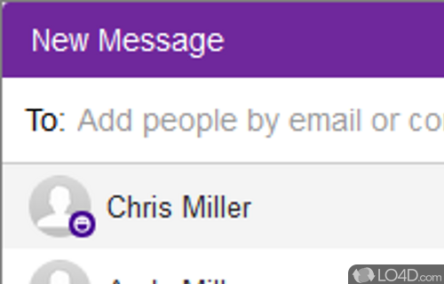 Screenshot of New Yahoo Messenger - Stay in touch with friends and family while sharing photos using one of the most popular instant messaging apps