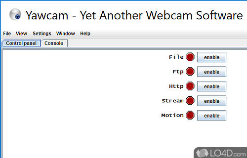 Yawcam Screenshot