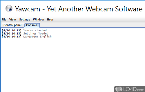 Publish images taken with your Webcam on the Net - Screenshot of Yawcam
