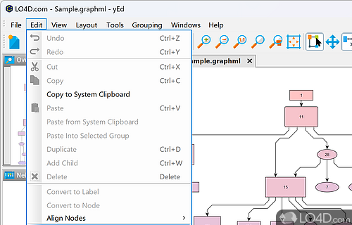 yEd Graph Editor Screenshot