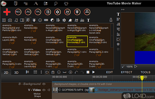 Promote - Screenshot of YouTube Movie Maker