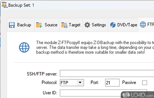 Z-DBackup screenshot