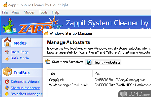 Zappit System Cleaner screenshot