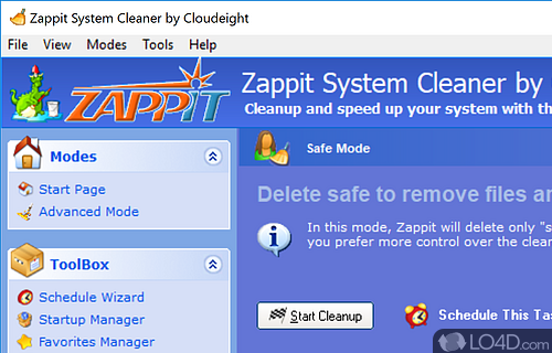 Zappit System Cleaner screenshot