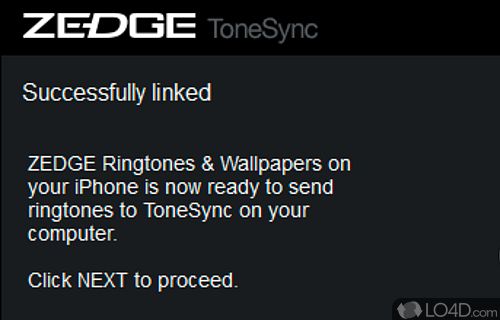 Zedge Tonesync Screenshot