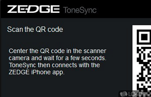 Screenshot of Zedge Tonesync - User interface