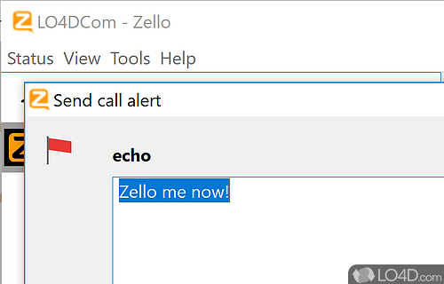 User-friendly GUI - Screenshot of Zello