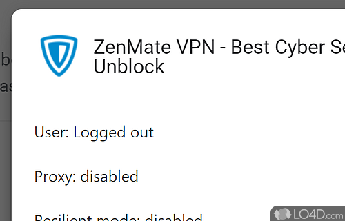 Screenshot of ZenMate - VPN protection. Hide your IP and protect the privacy