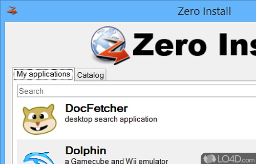 How it works - Screenshot of Zero Install