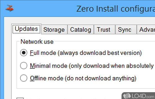 Creating new feeds - Screenshot of Zero Install