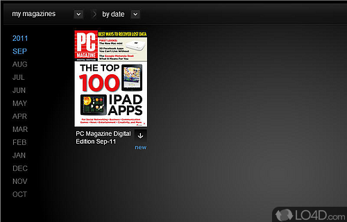 Zinio Reader Screenshot