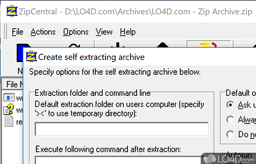ZipCentral screenshot
