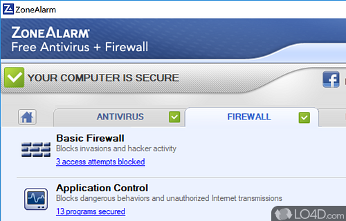 ZoneAlarm Antivirus Screenshot