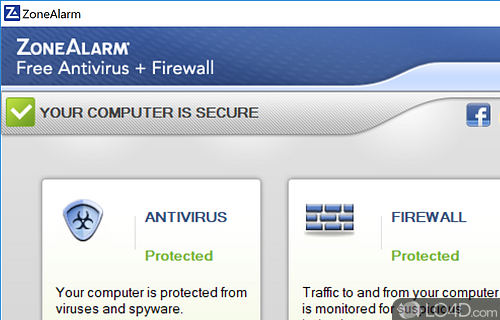 Ultimate Internet Security solution that detects - Screenshot of ZoneAlarm Free Antivirus