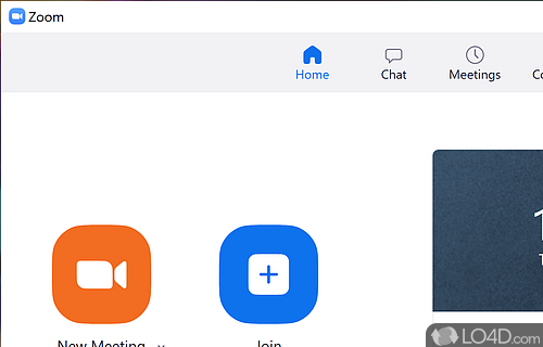 Zoom Cloud Meetings Screenshot