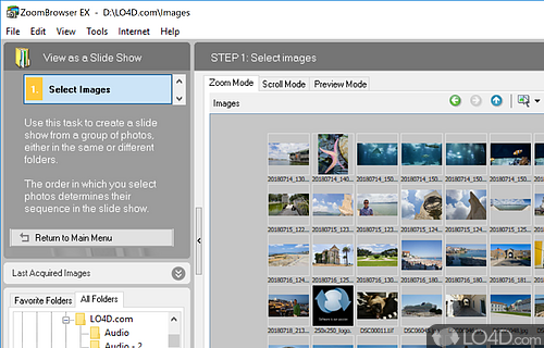 Work with photos taken by Canon digital camera - Screenshot of ZoomBrowser EX