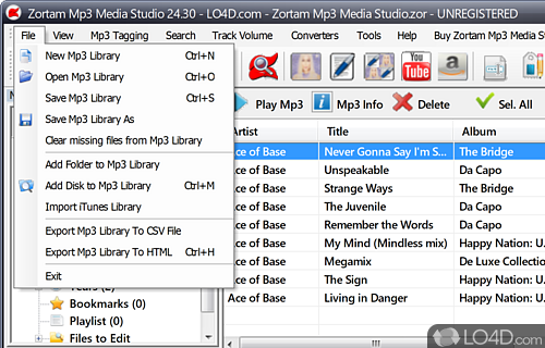 Zortam Mp3 Media Studio Screenshot