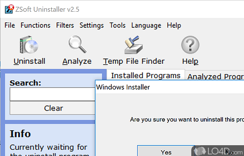 Simple looks - Screenshot of ZSoft Uninstaller