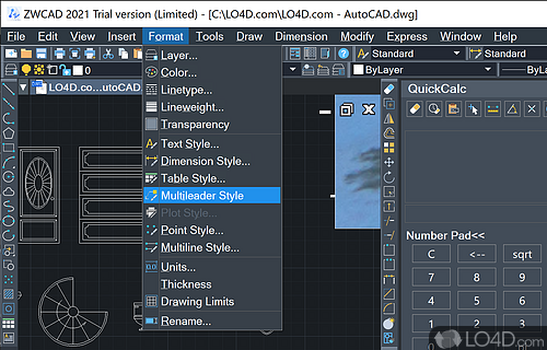 Major CAD platform - Screenshot of ZWCAD
