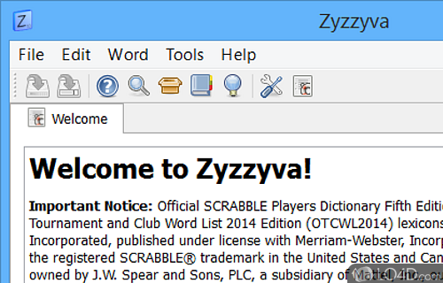 Zyzzyva Screenshot
