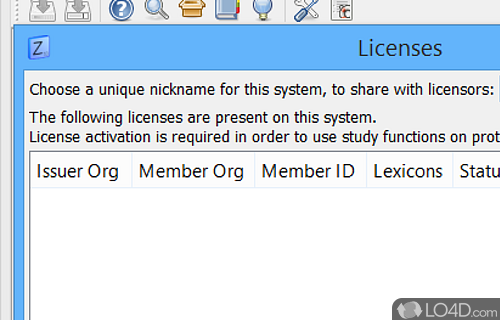 Support for multiple lexicons and use a complex search feature - Screenshot of Zyzzyva