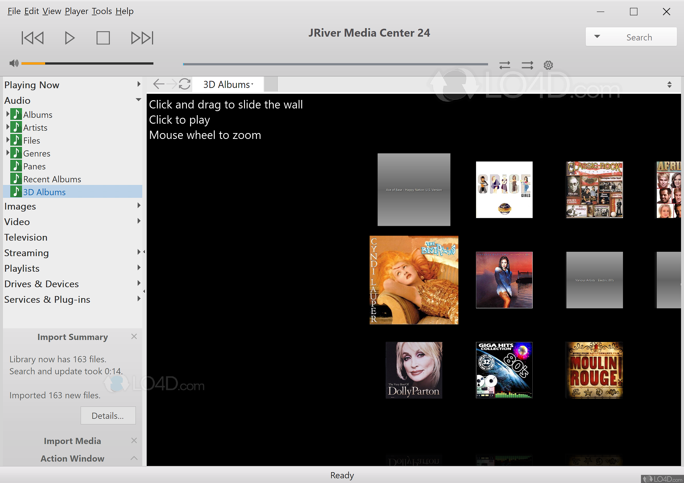 j river media center video flash on screen
