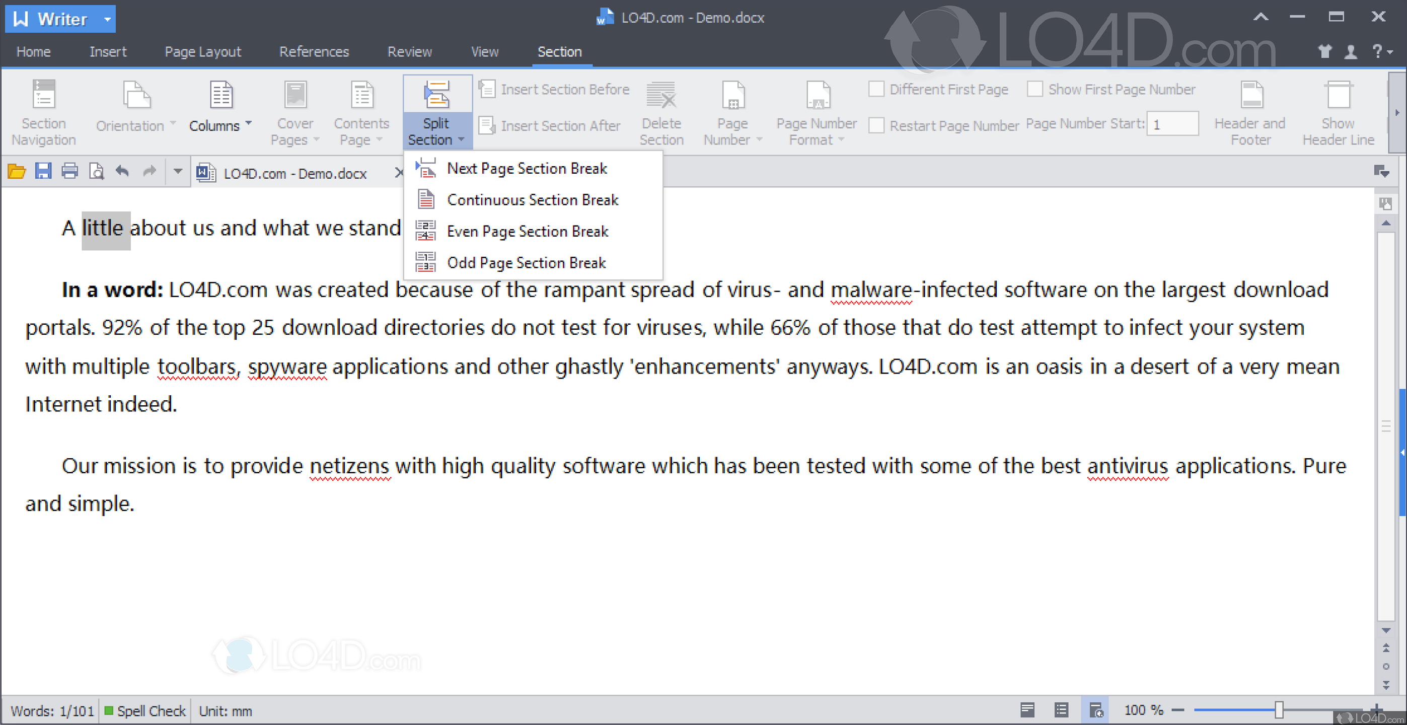 Kingsoft Writer - Download