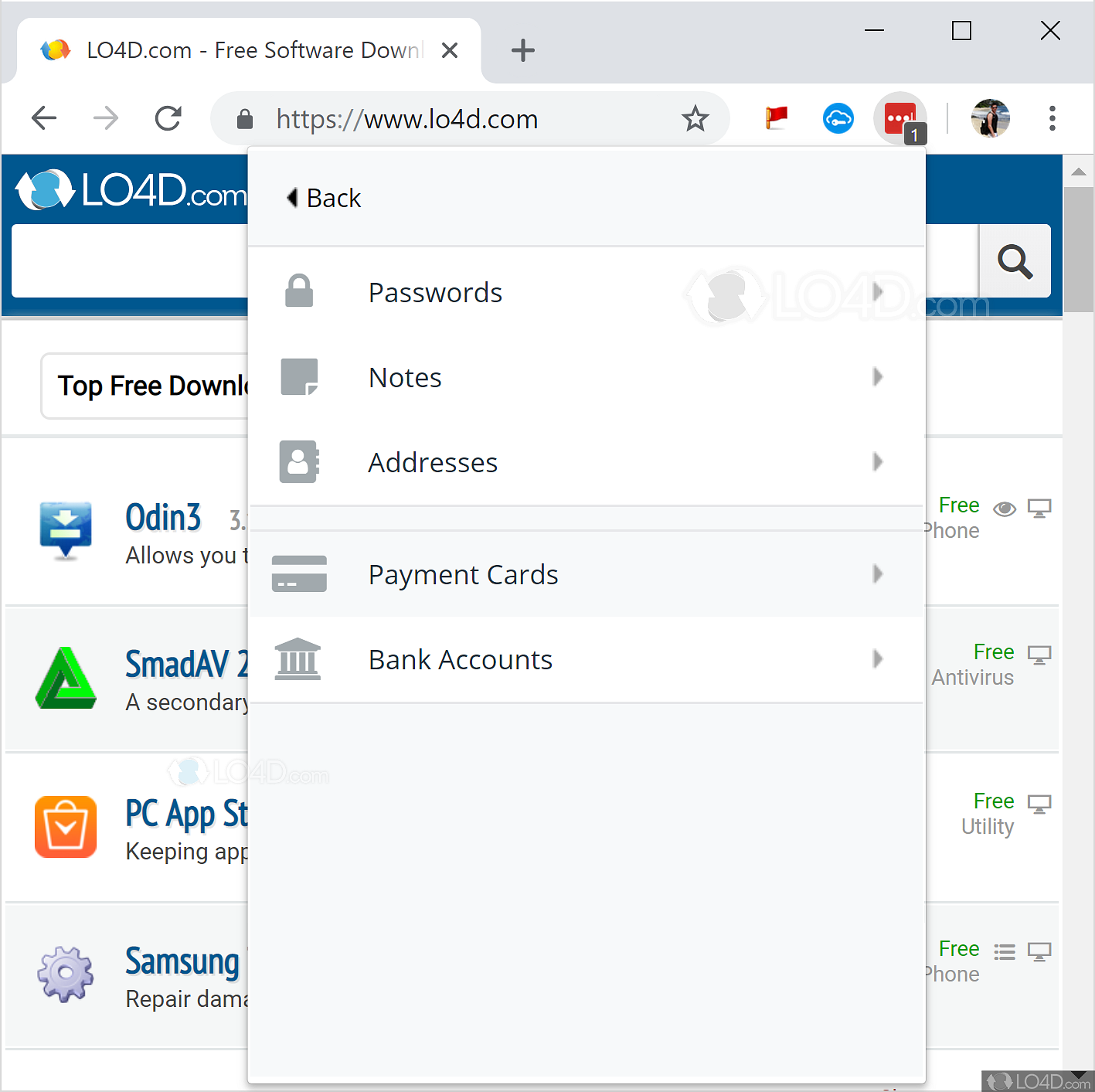 download the new version LastPass Password Manager 4.117