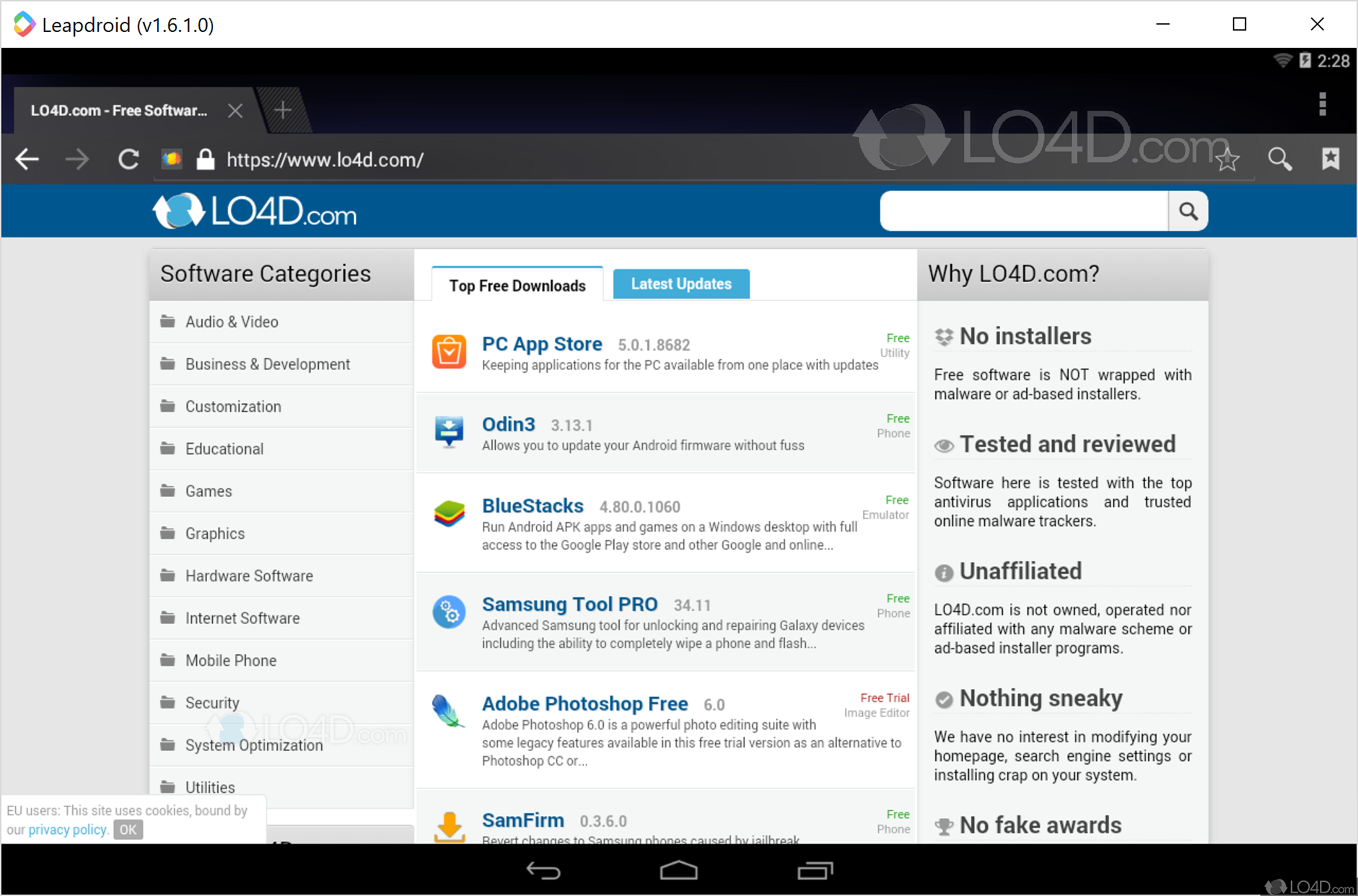 leapdroid download for pc