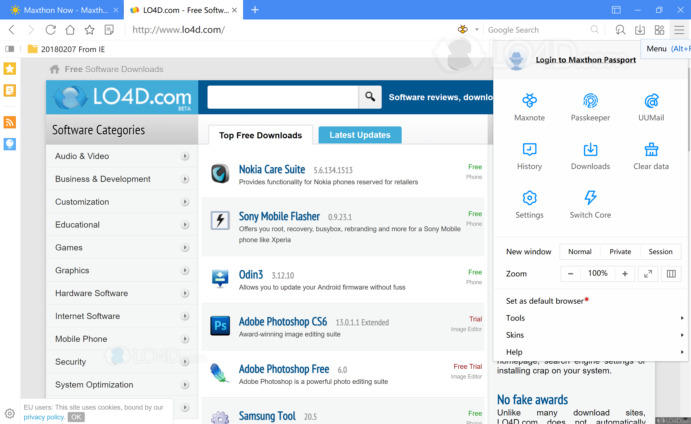 web browser maxthon download