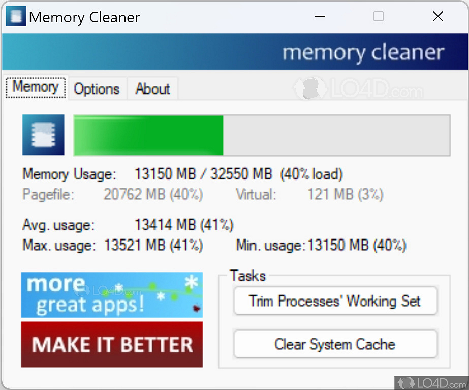 memory cleaner