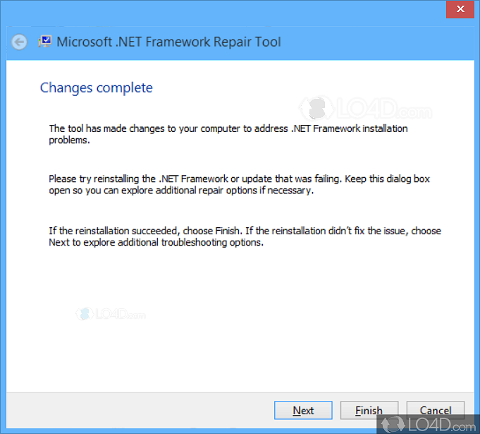 Microsoft .NET Framework Repair Tool - Download