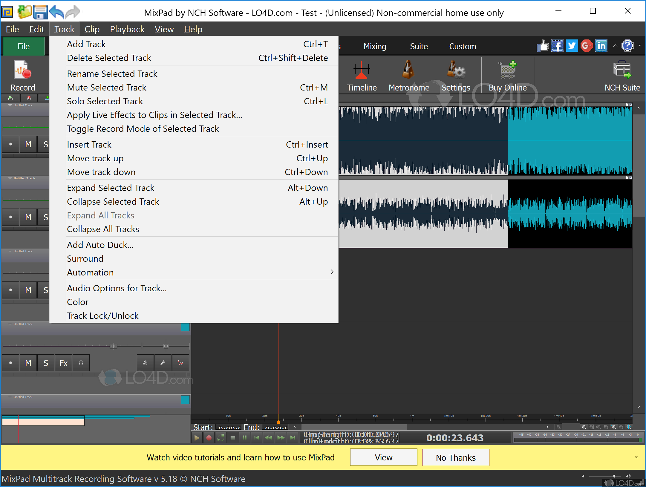 Mixpad Midi Editor