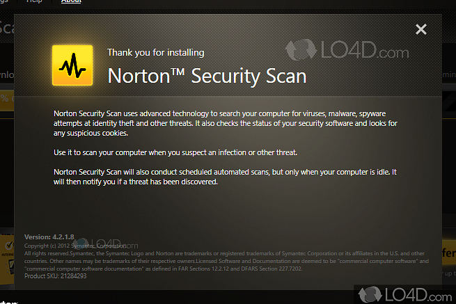 need norton security scan through phone to pc