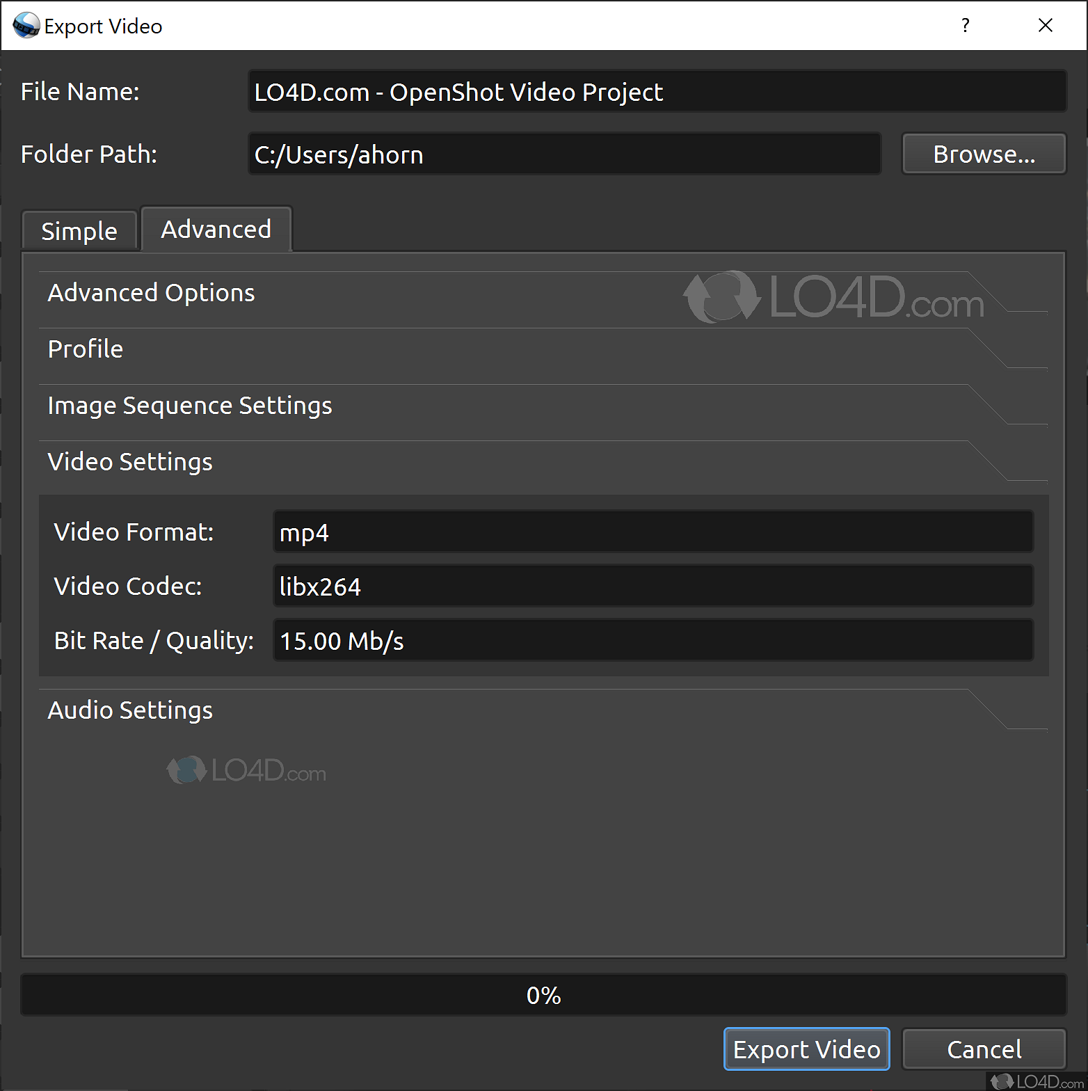 openshot video editor system requirements